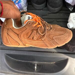 New Balance x Miu Miu 530 SL Suede Sneakers